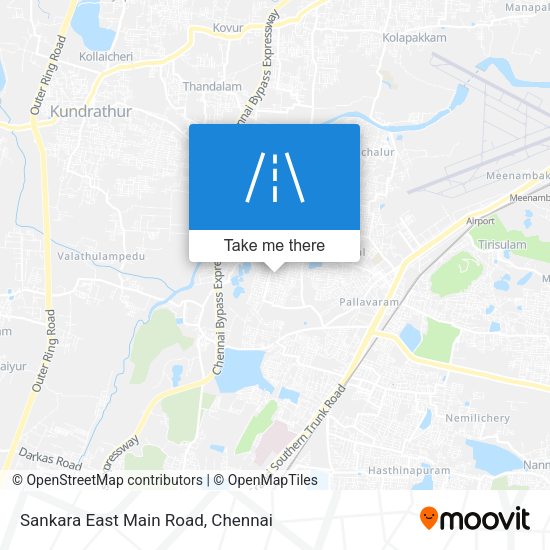Sankara East Main Road map