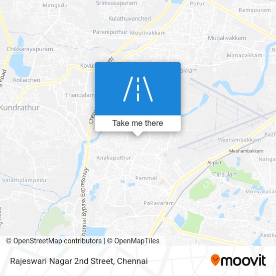Rajeswari Nagar 2nd Street map