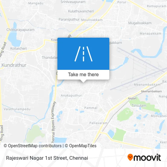Rajeswari Nagar 1st Street map