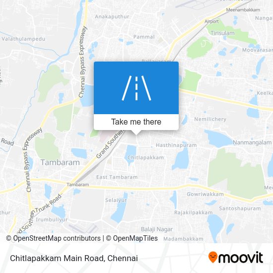 Chitlapakkam Main Road map