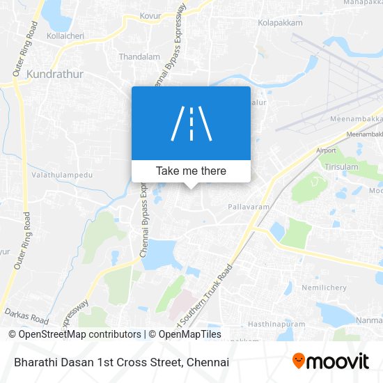 Bharathi Dasan 1st Cross Street map