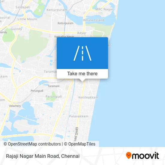 Rajaji Nagar Main Road map