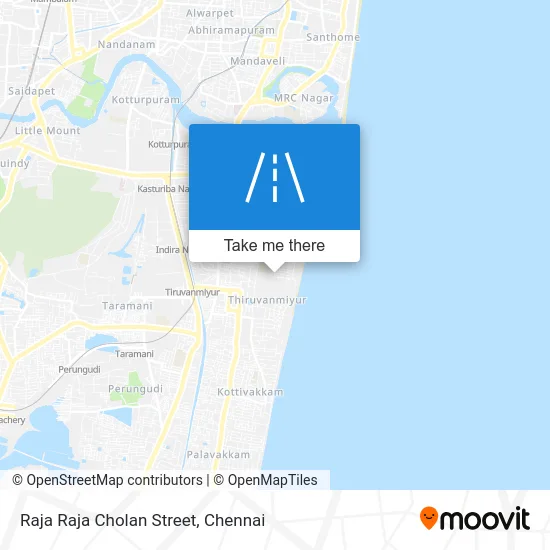 Raja Raja Cholan Street map
