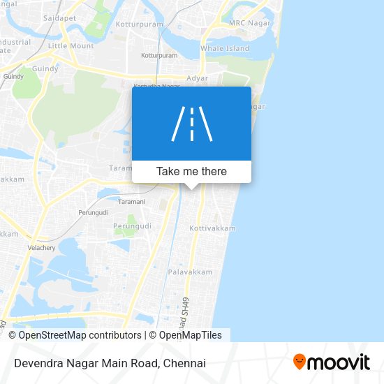 Devendra Nagar Main Road map