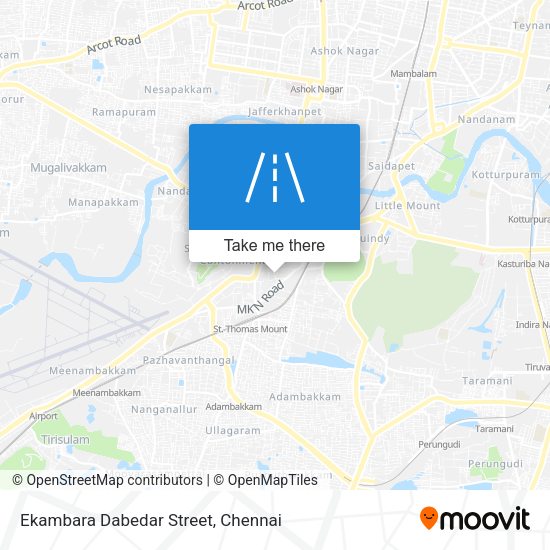 Ekambara Dabedar Street map