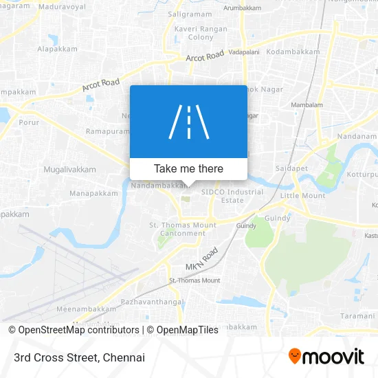 3rd Cross Street map