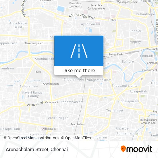 Arunachalam Street map