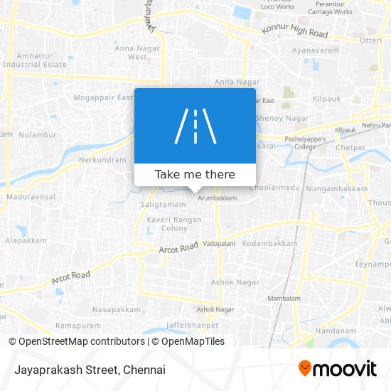 Jayaprakash Street map