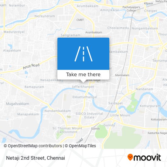 Netaji 2nd Street map