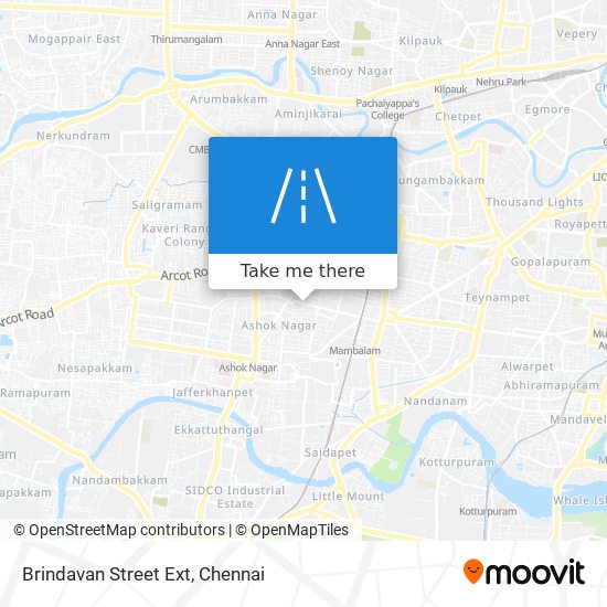 Brindavan Street Ext map