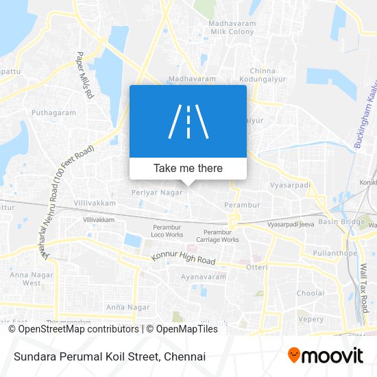 Sundara Perumal Koil Street map