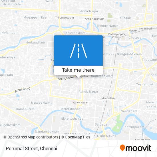 Perumal Street map