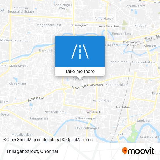 Thilagar Street map