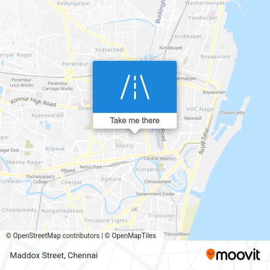 Maddox Street map