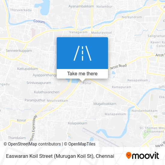 Easwaran Koil Street (Murugan Koil St) map