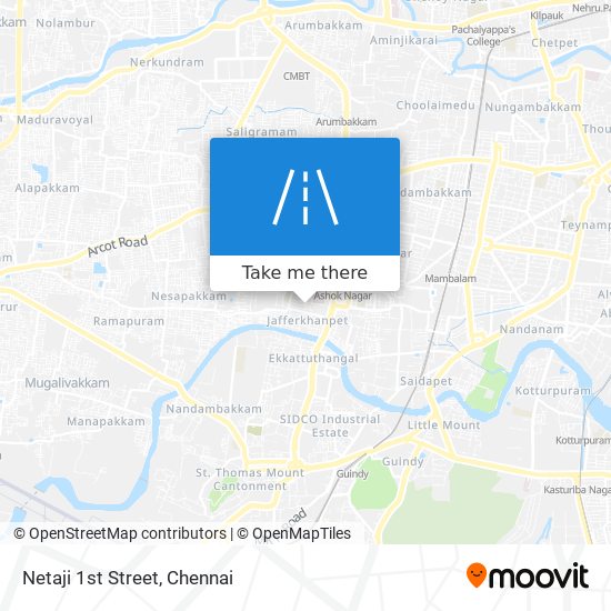 Netaji 1st Street map