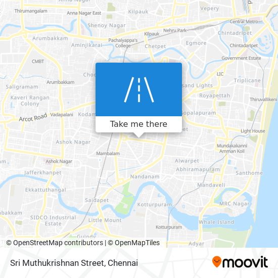 Sri Muthukrishnan Street map