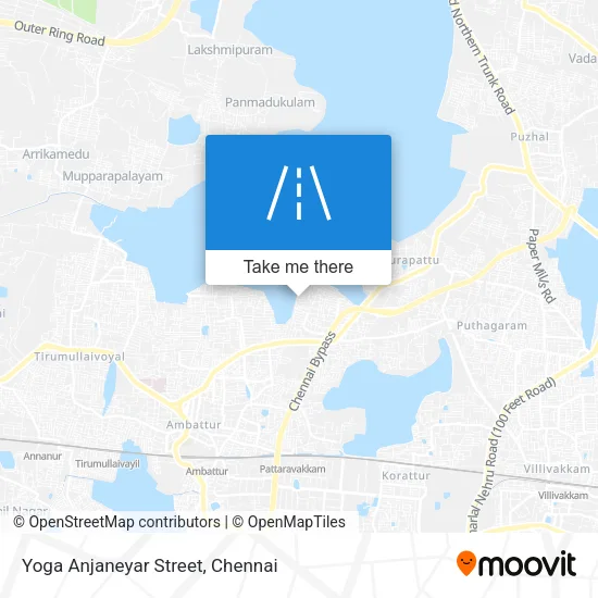 Yoga Anjaneyar Street map
