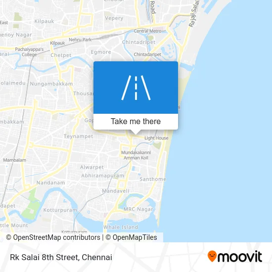 Rk Salai 8th Street map