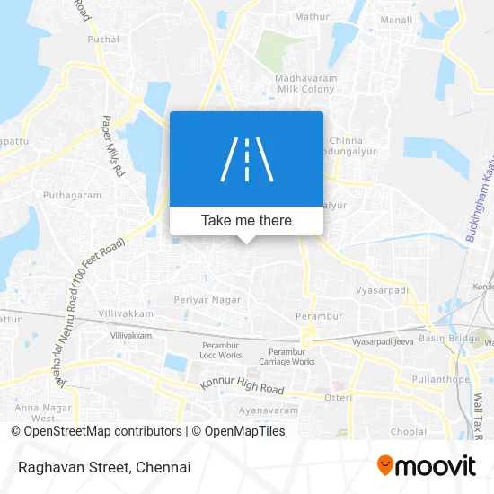 Raghavan Street map