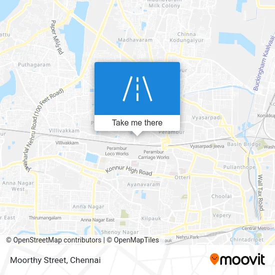 Moorthy Street map