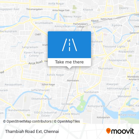 Thambiah Road Ext map