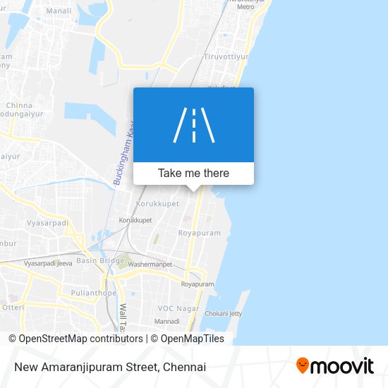 New Amaranjipuram Street map