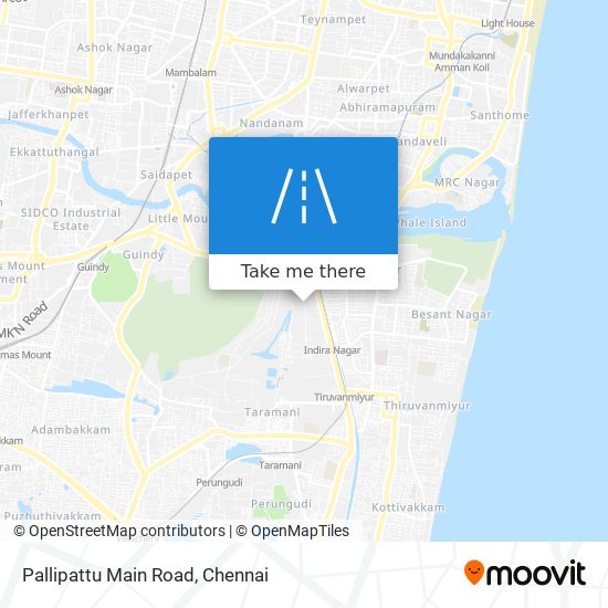 Pallipattu Main Road map