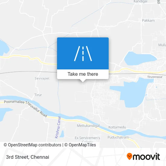 3rd Street map
