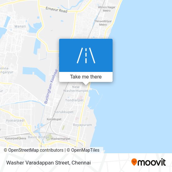 Washer Varadappan Street map