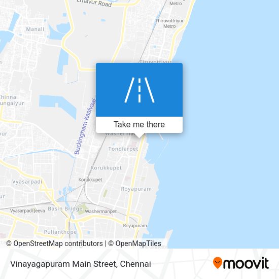 Vinayagapuram Main Street map
