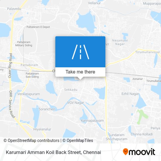 Karumari Amman Koil Back Street map