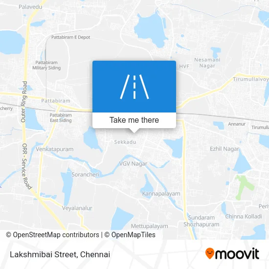 Lakshmibai Street map