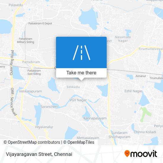 Vijayaragavan Street map