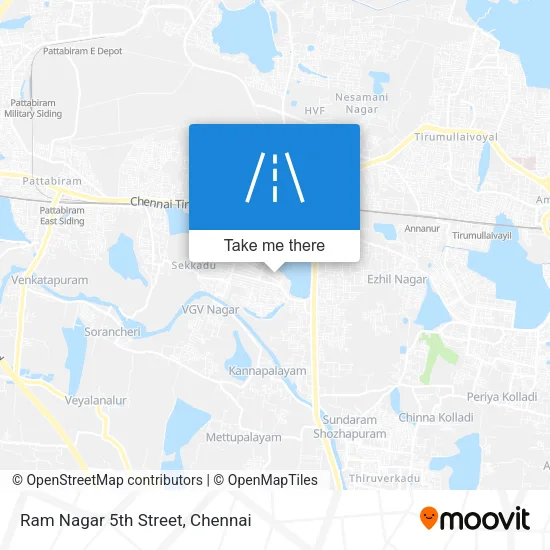 Ram Nagar 5th Street map