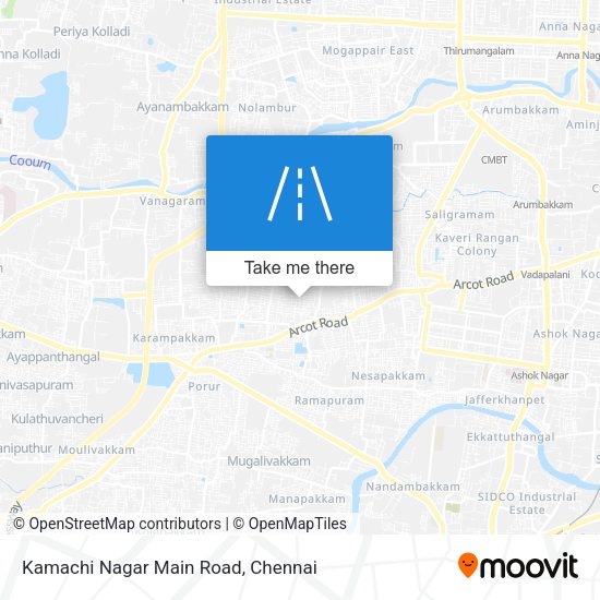 Kamachi Nagar Main Road map
