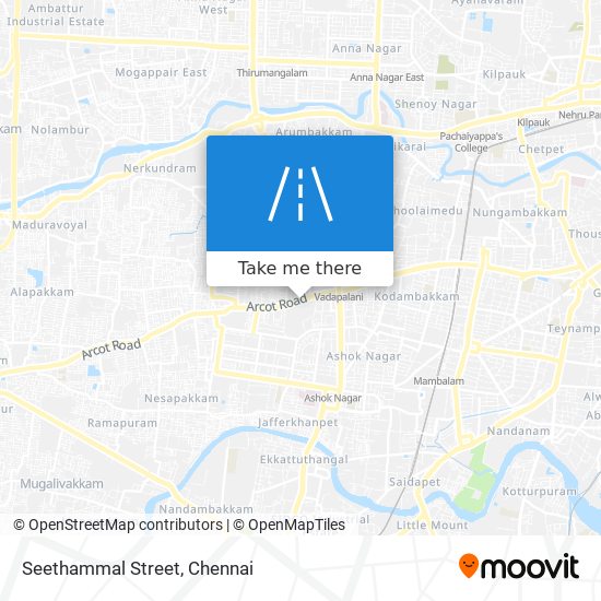 Seethammal Street map