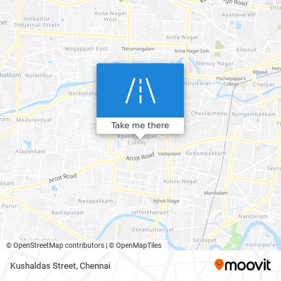 Kushaldas Street map