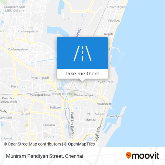 Muniram Pandiyan Street map