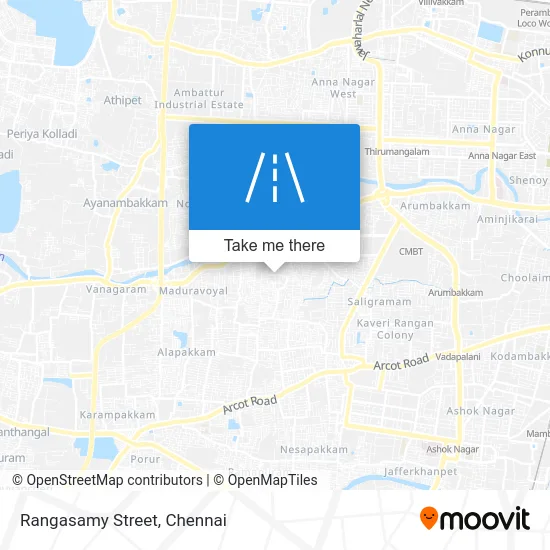 Rangasamy Street map