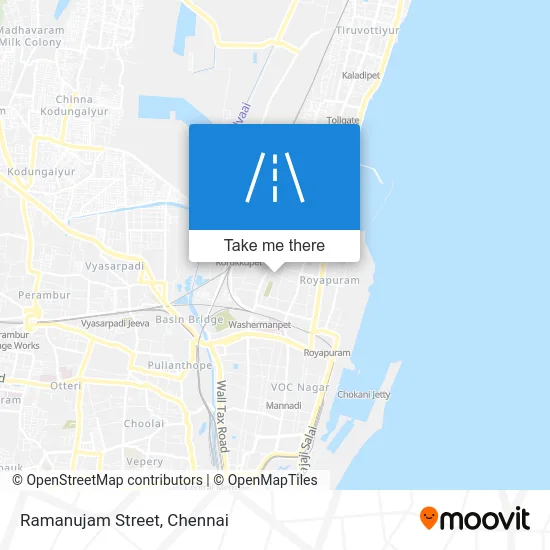 Ramanujam Street map