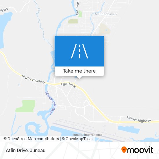 Atlin Drive map