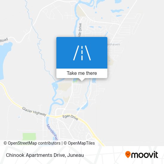 Chinook Apartments Drive map
