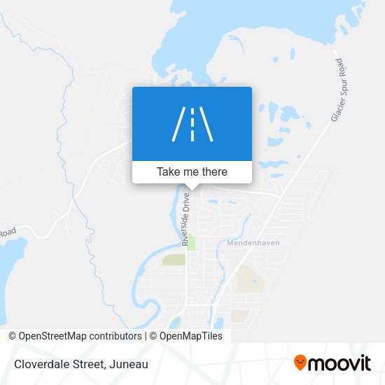 Mapa de Cloverdale Street