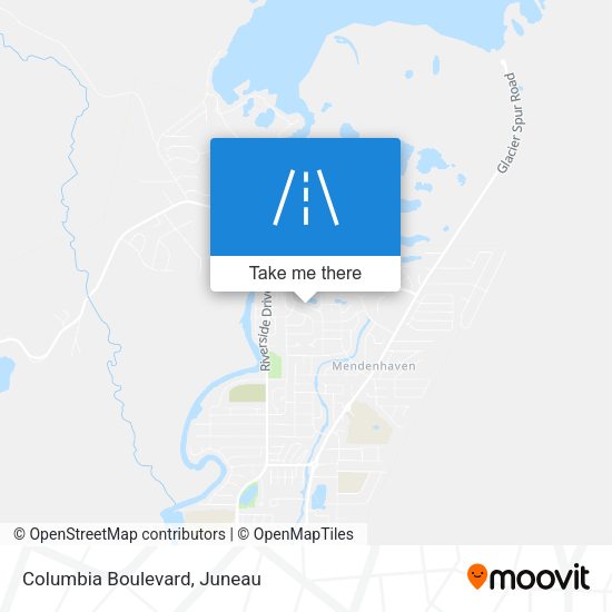 Mapa de Columbia Boulevard