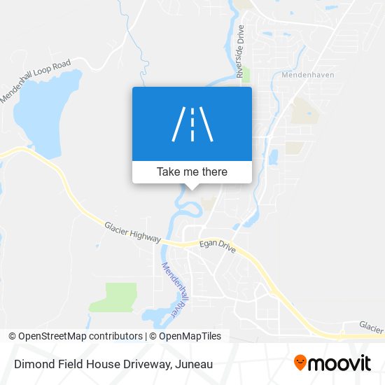 Dimond Field House Driveway map