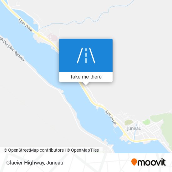 Glacier Highway map