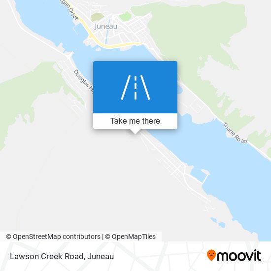 Lawson Creek Road map