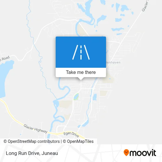 Long Run Drive map