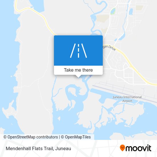 Mapa de Mendenhall Flats Trail